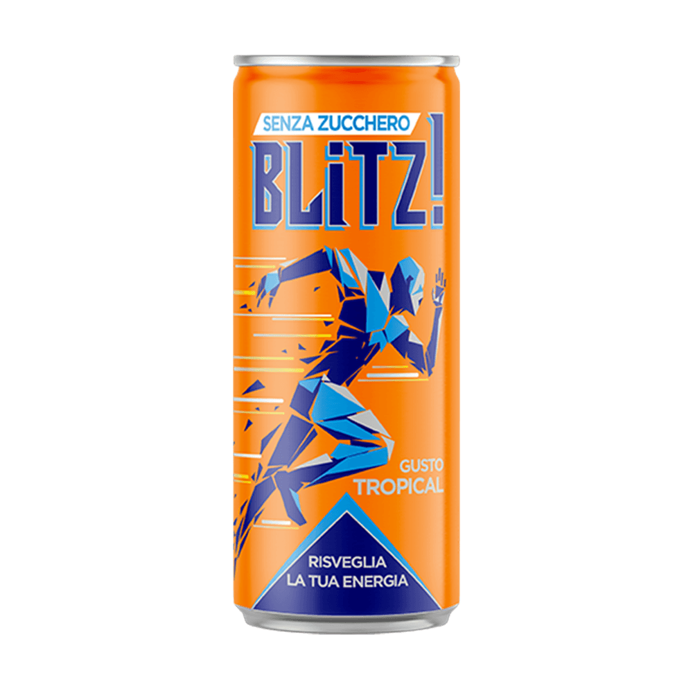 BLITZ Energy Drink Tropical Senza Zuccheri