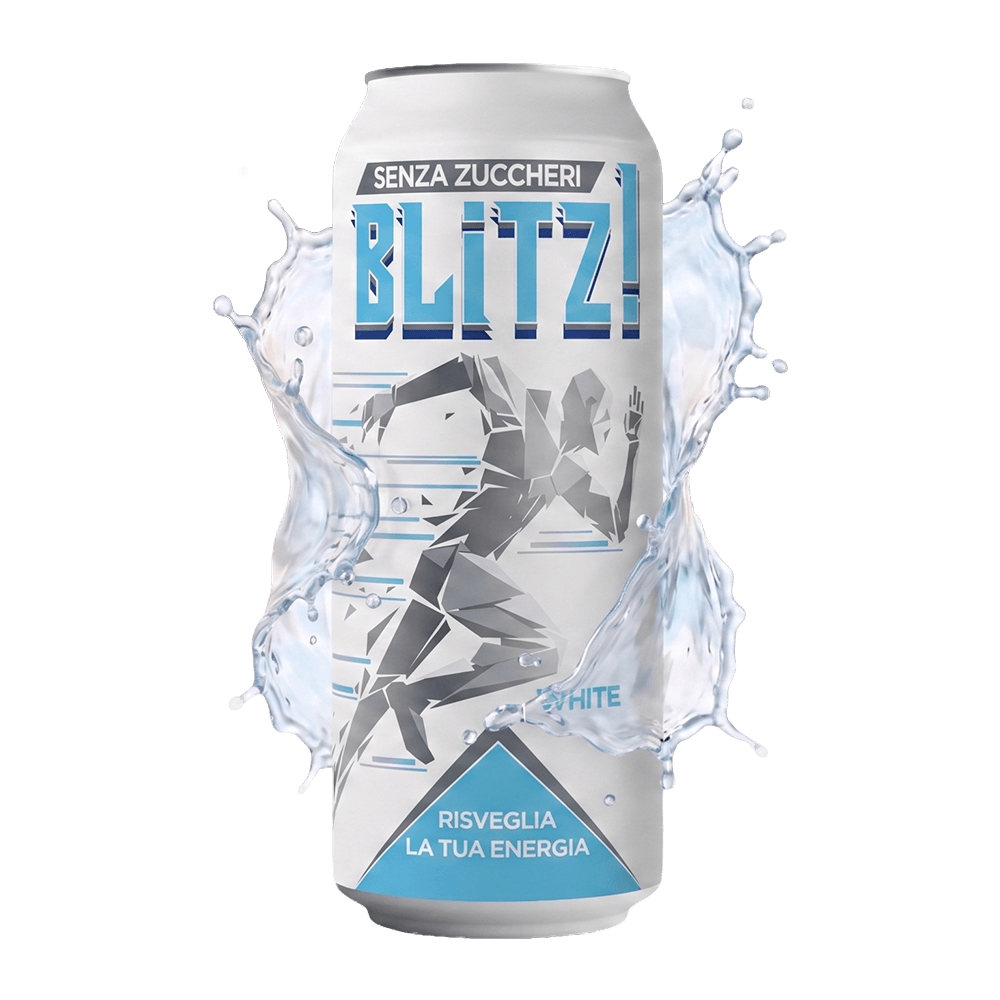 BLITZ Energy Drink senza zuccheri White con splash